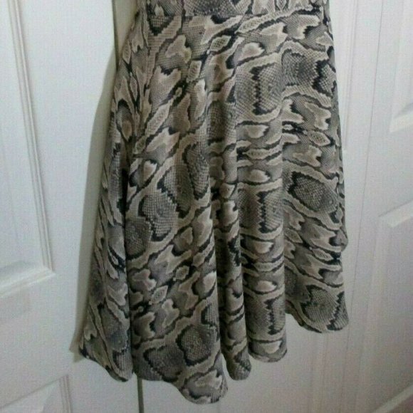 Snake Print Mini Sundress sz 0 - Picture 4 of 11